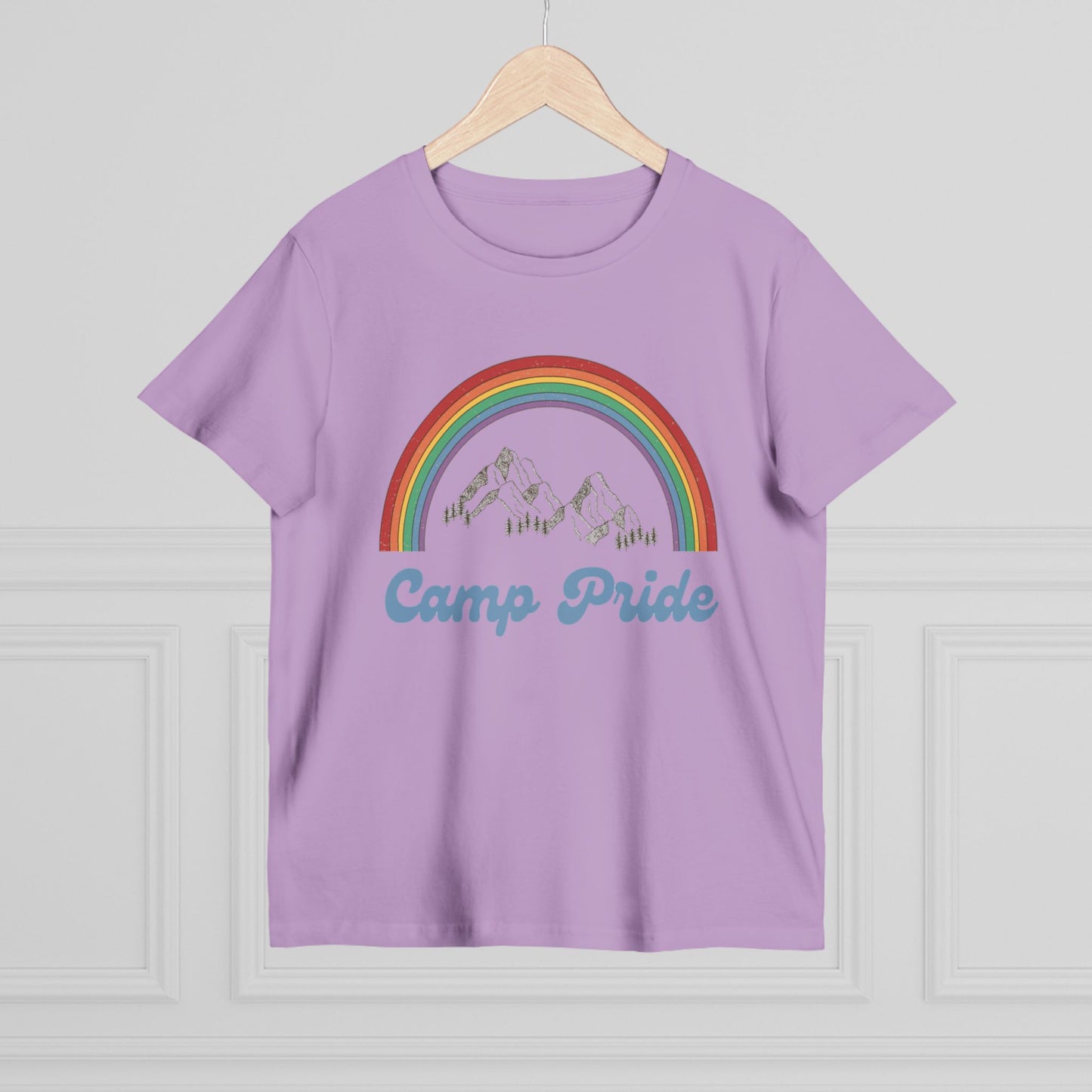 Fun Under The Rainbow Camp Pride Women’s Maple Tee