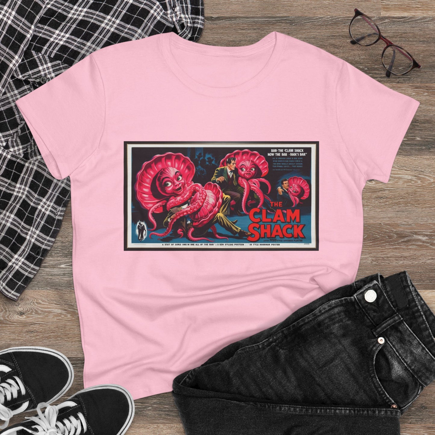 Graphic Tee - The Clam Shack Men Seduced and Eaten Design