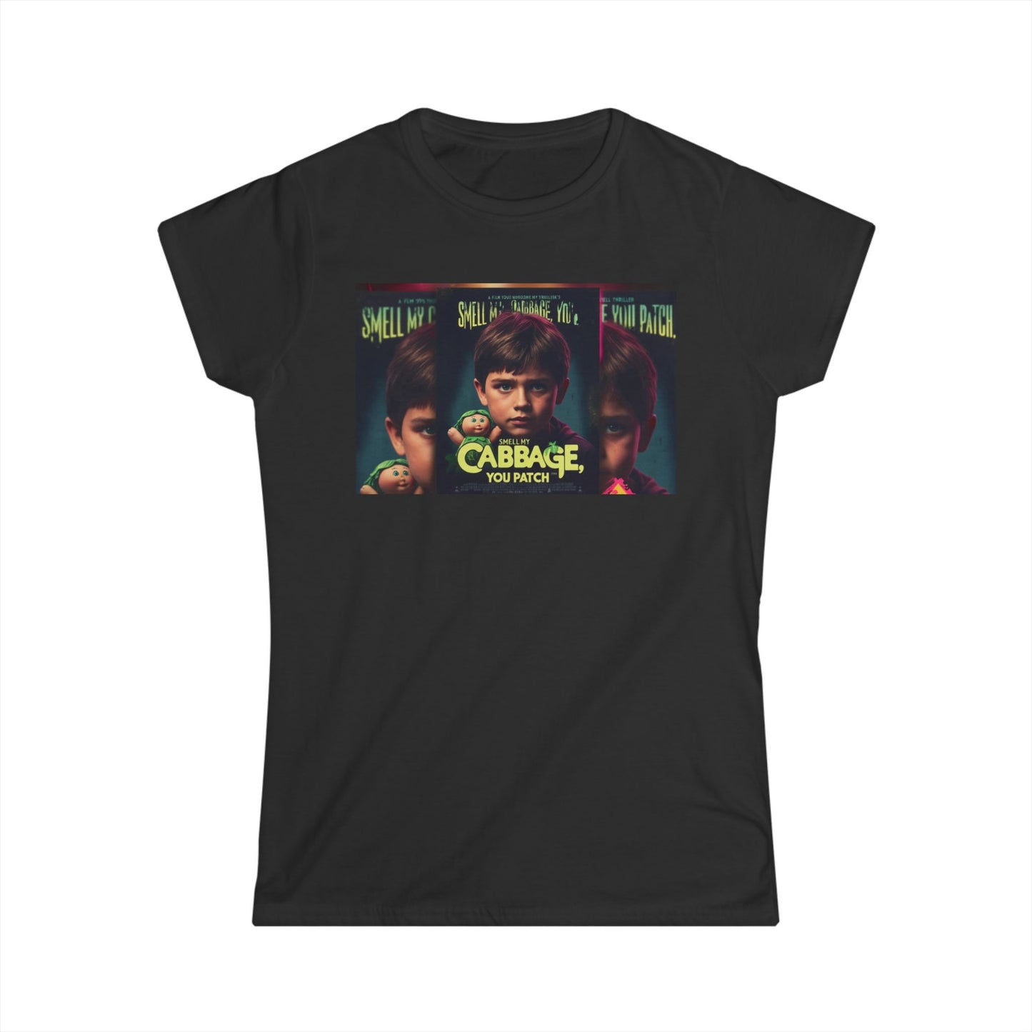 Cabbage Patch Graphic Women's Softstyle Tee - Smell Me, I'm from the Patch!