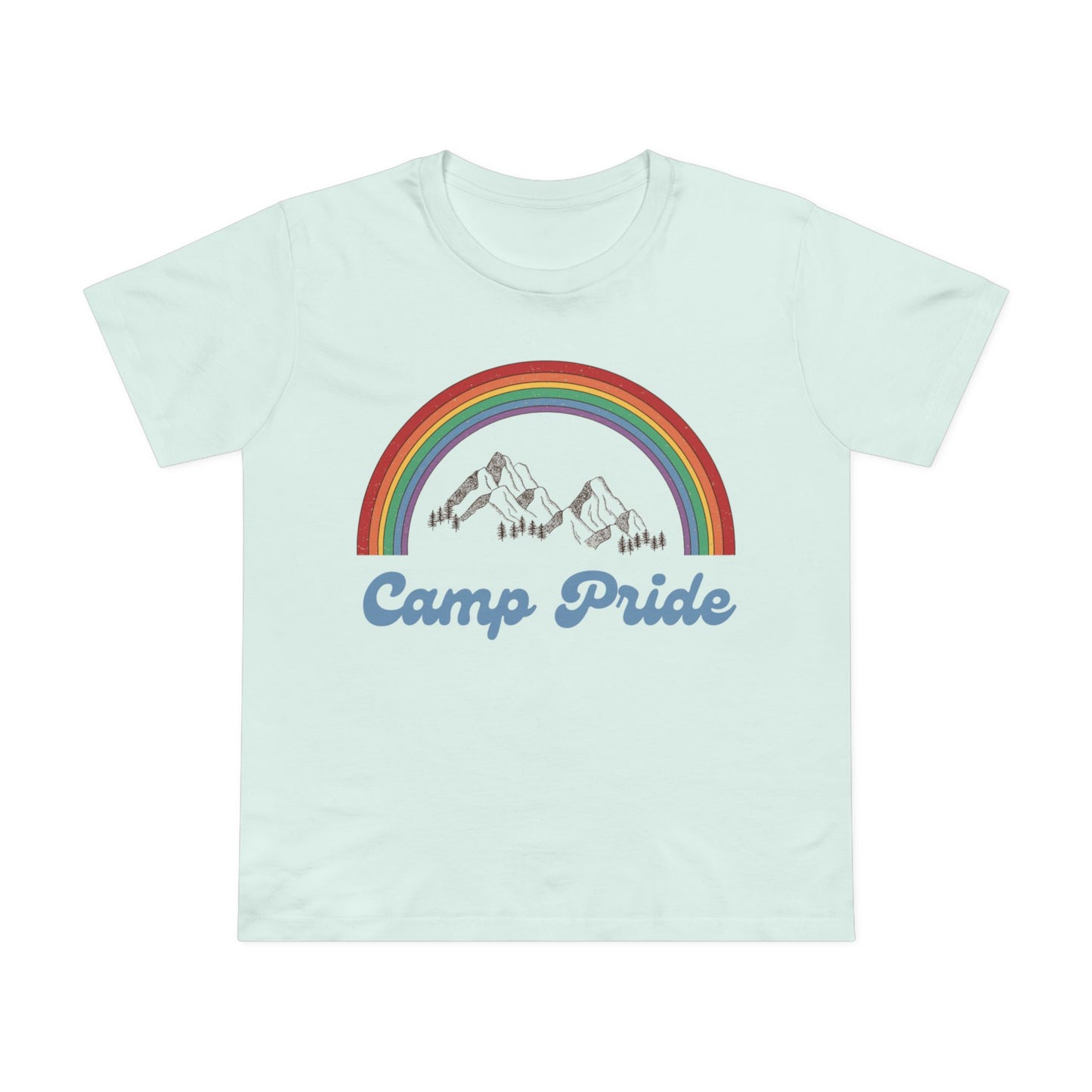 Fun Under The Rainbow Camp Pride Women’s Maple Tee