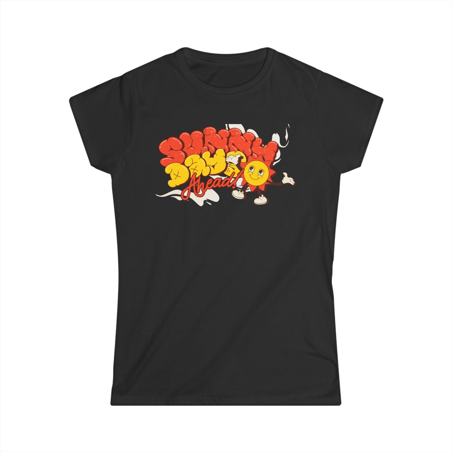 Sunny Days Ahead Women's Softstyle Tee - Cute Graphic Summer Top