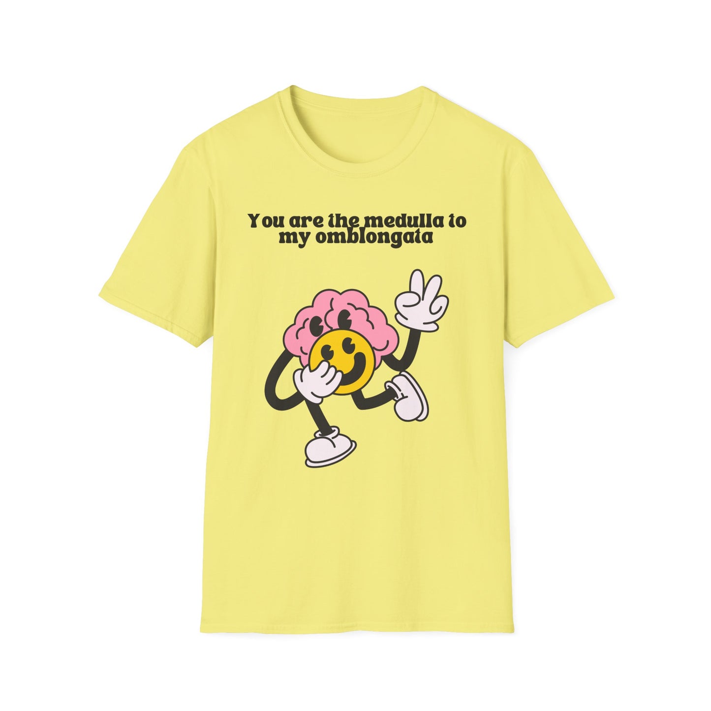 Playful Brain-Themed Unisex T-Shirt | Fun Gift for Friends | Cute Casual Wear | Ideal for Birthdays, Parties, and Everyday Use