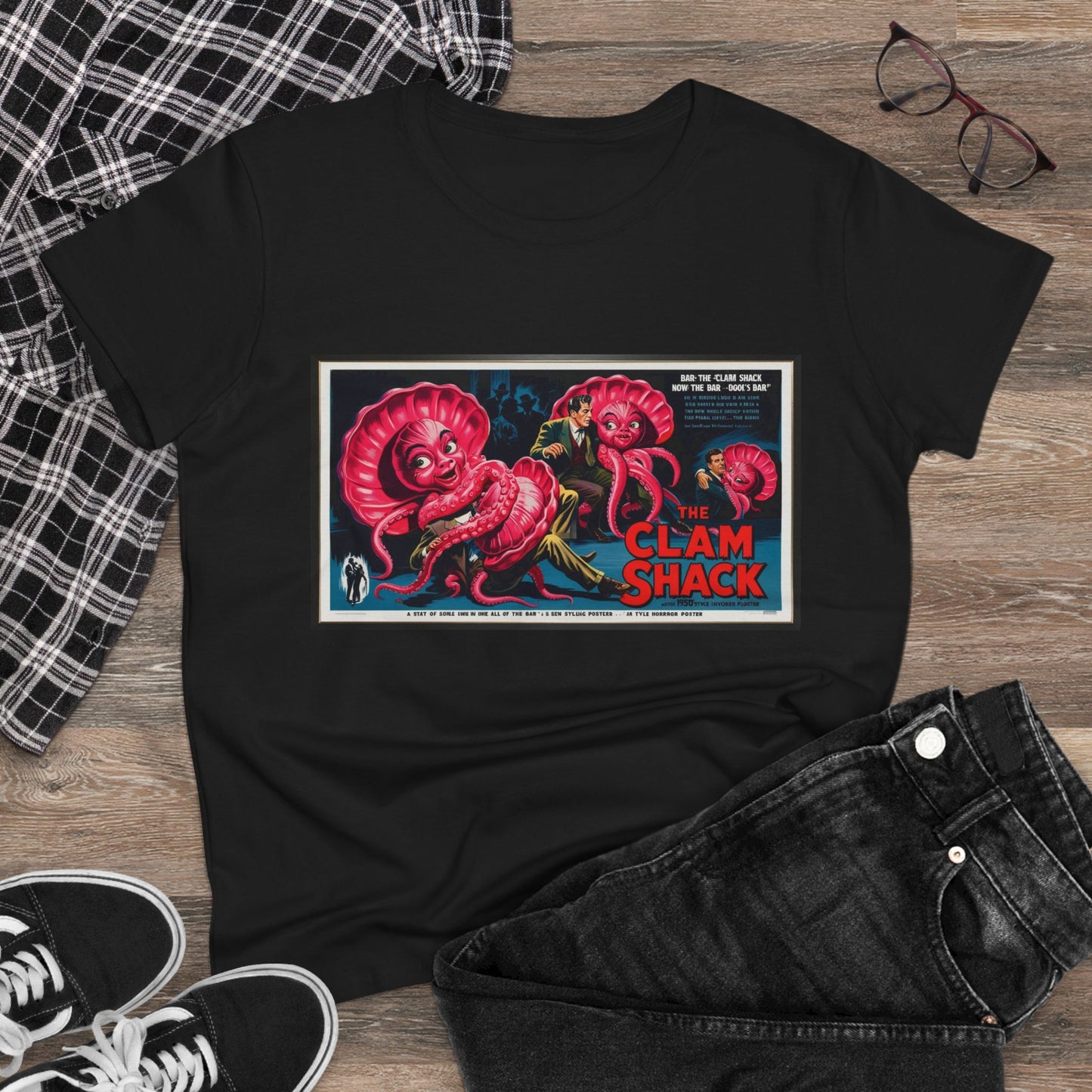 Graphic Tee - The Clam Shack Men Seduced and Eaten Design