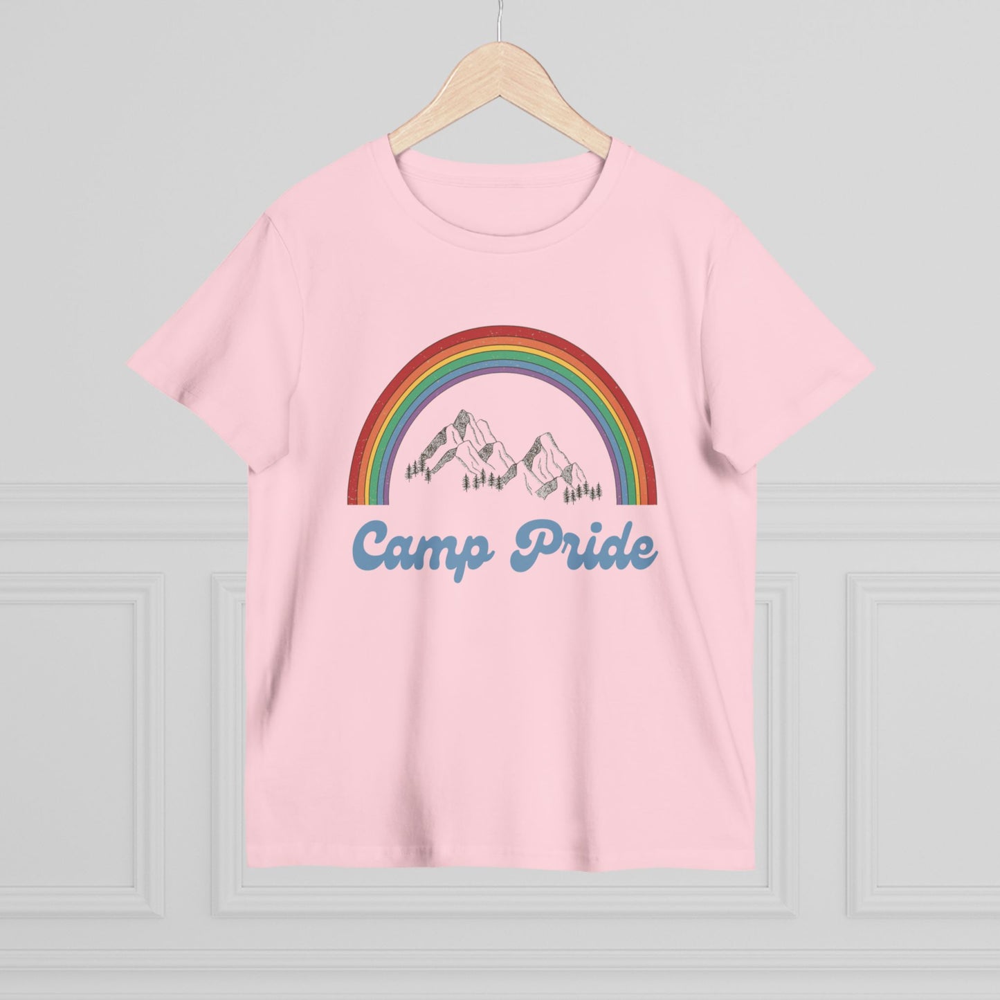 Fun Under The Rainbow Camp Pride Women’s Maple Tee