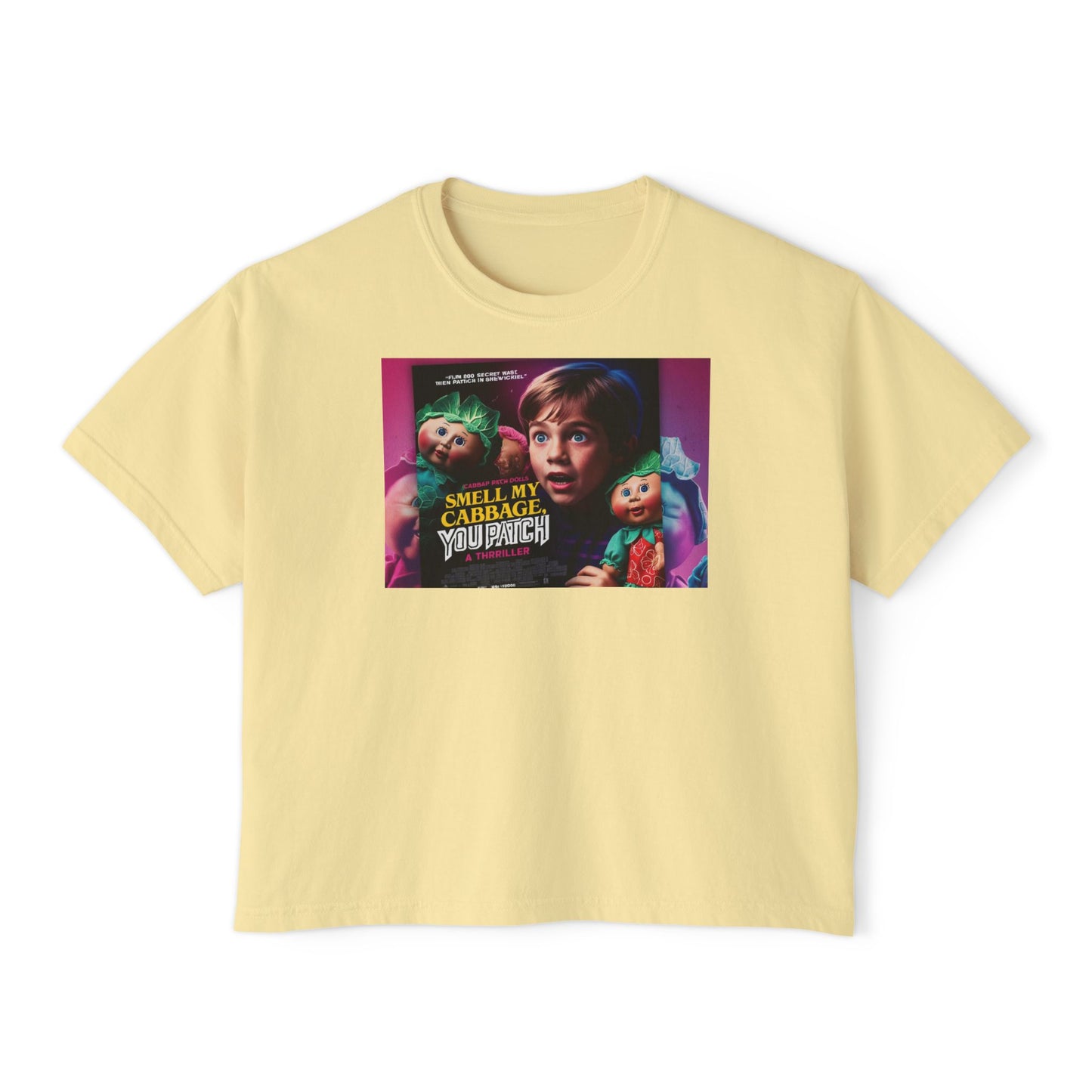Women's Boxy Tee Cabbage You Patch