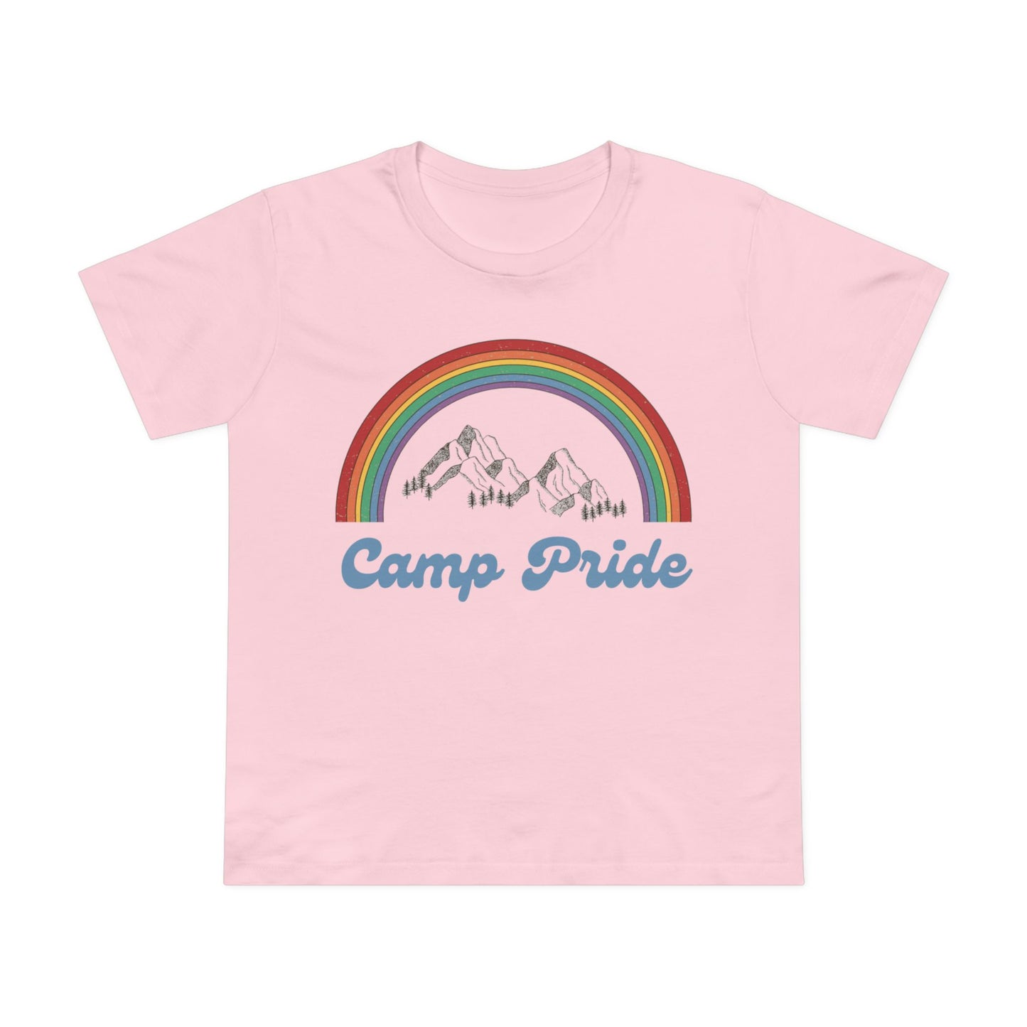 Fun Under The Rainbow Camp Pride Women’s Maple Tee