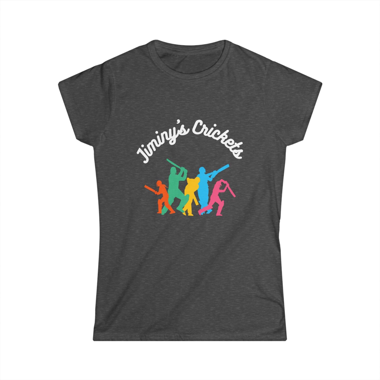 Colorful Jiminys Crickets Graphic Women's Softstyle Tee