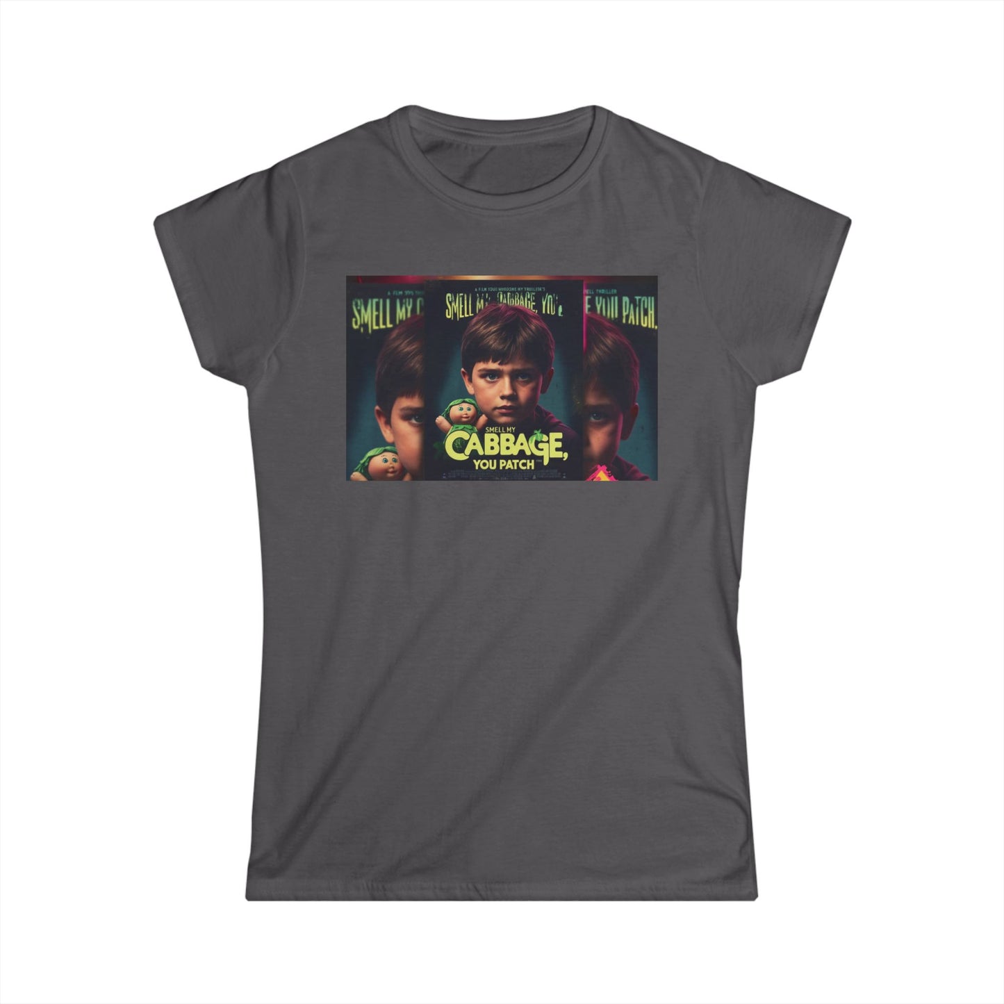 Cabbage Patch Graphic Women's Softstyle Tee - Smell Me, I'm from the Patch!
