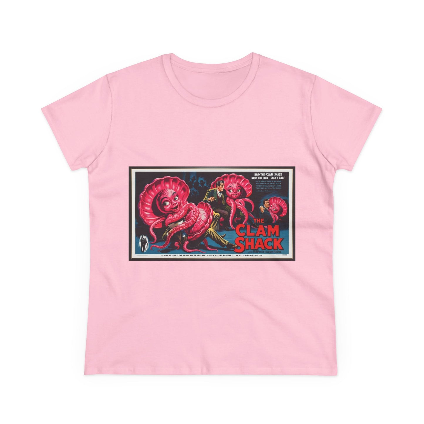 Whimsical Clam Shack Tee for Women - Perfect for Beach Lovers and Seafood Enthusiasts