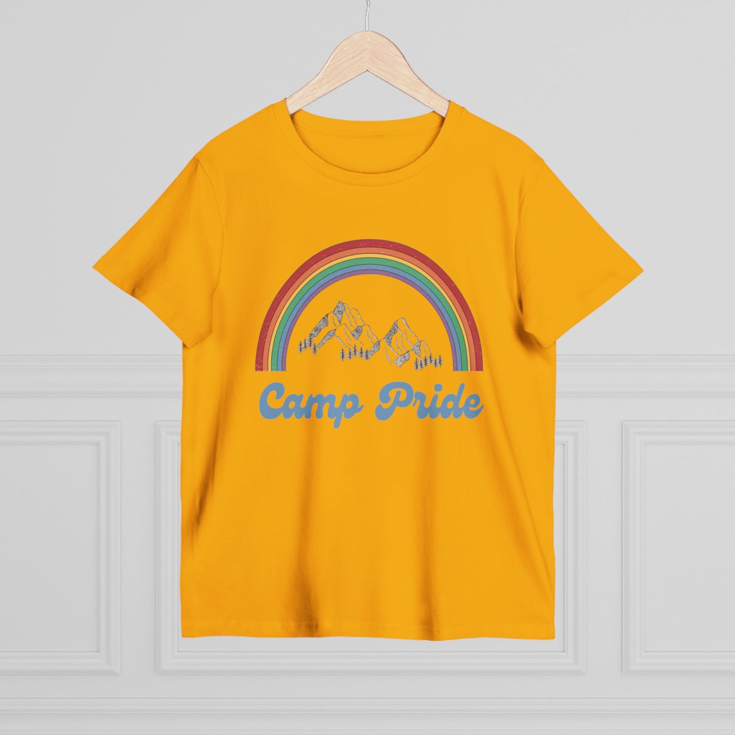 Fun Under The Rainbow Camp Pride Women’s Maple Tee