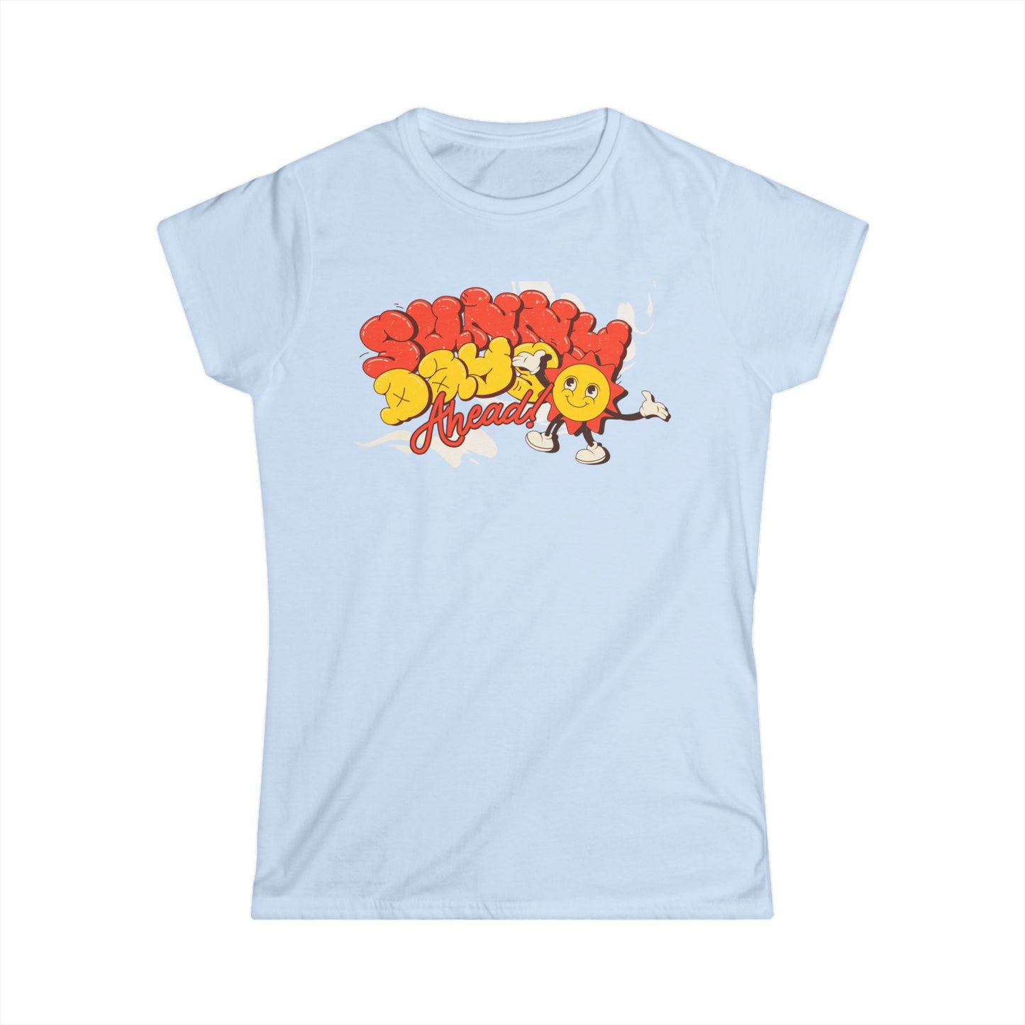 Sunny Days Ahead Women's Softstyle Tee - Cute Graphic Summer Top