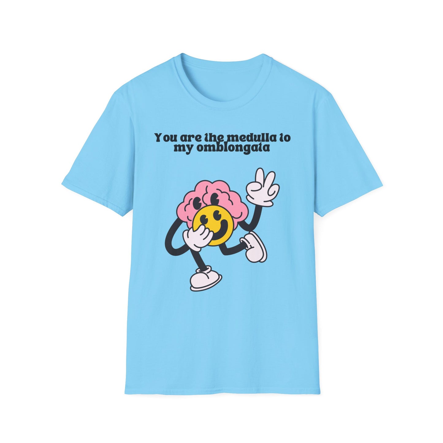 Playful Brain-Themed Unisex T-Shirt | Fun Gift for Friends | Cute Casual Wear | Ideal for Birthdays, Parties, and Everyday Use