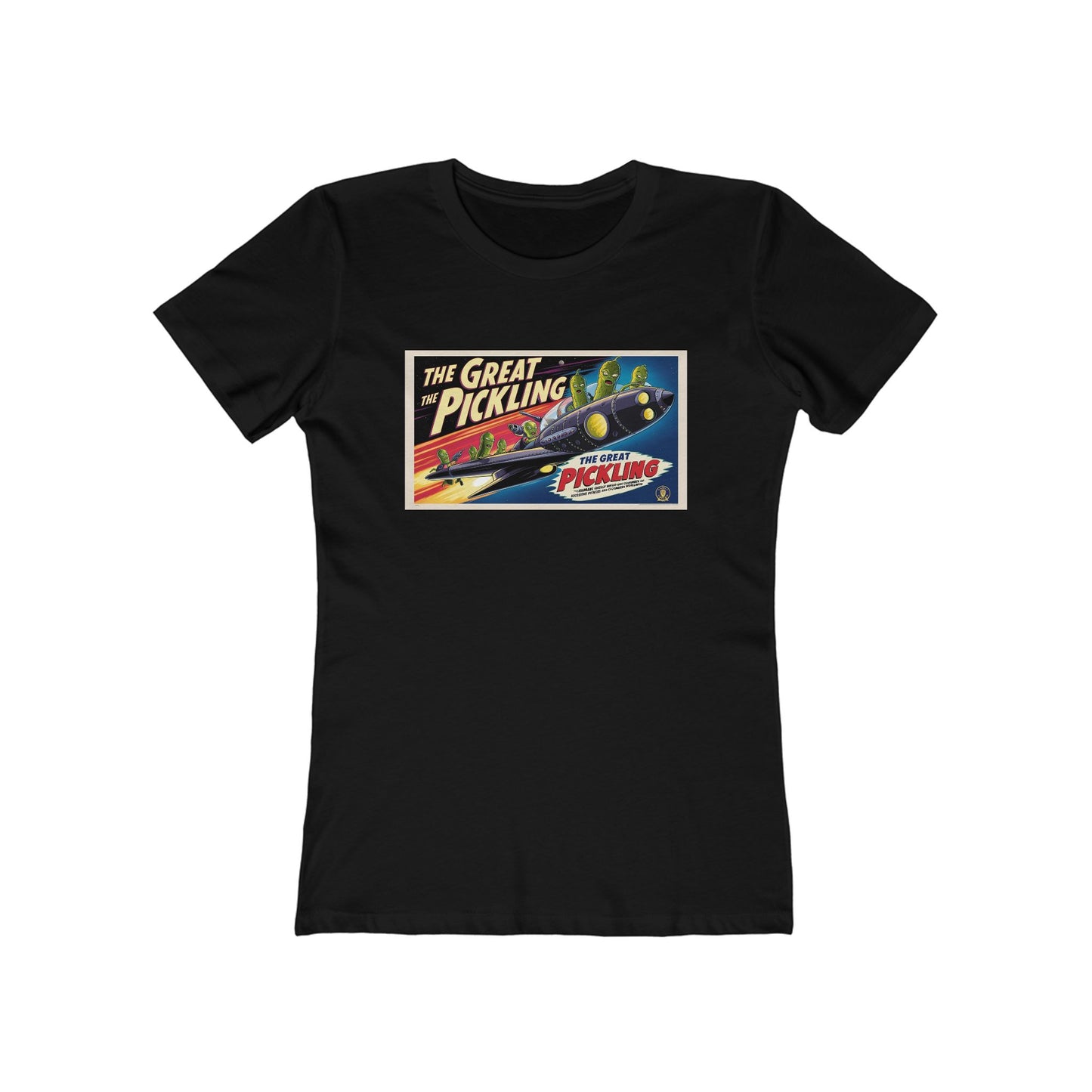 Retro Pickling Women's Boyfriend Tee - Fun Vintage Graphic T-Shirt