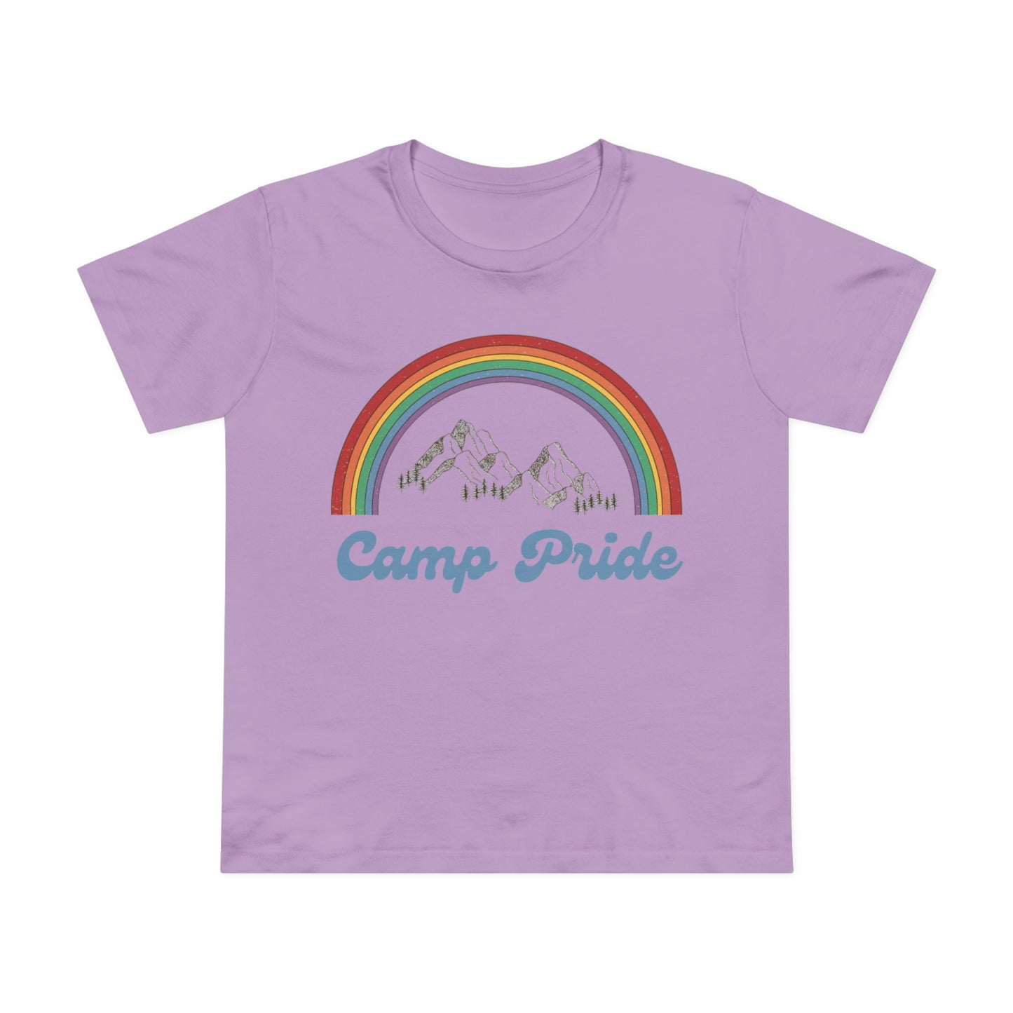 Fun Under The Rainbow Camp Pride Women’s Maple Tee