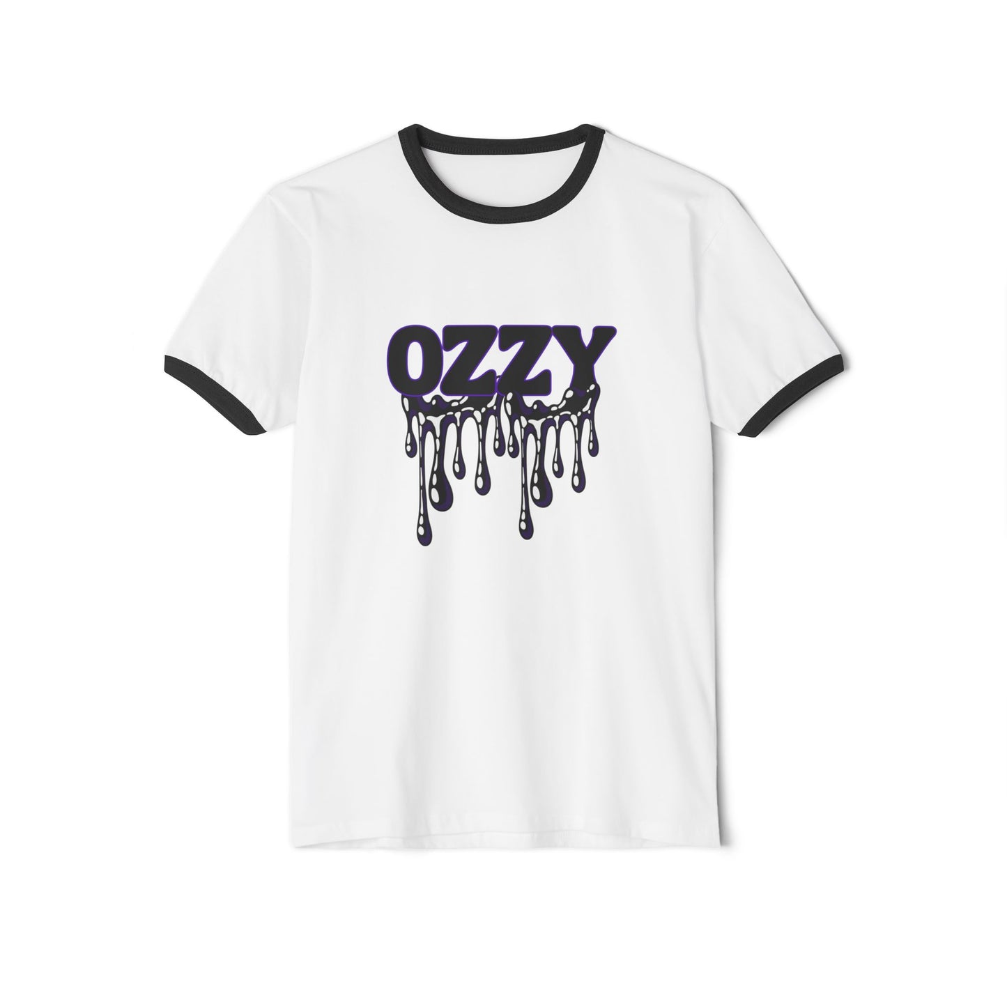 Ozzy-Inspired Unisex Cotton Ringer T-Shirt with Dripping Design, Rock Music Tee, Halloween Costume Shirt, Band Apparel, Gift for Music [...]