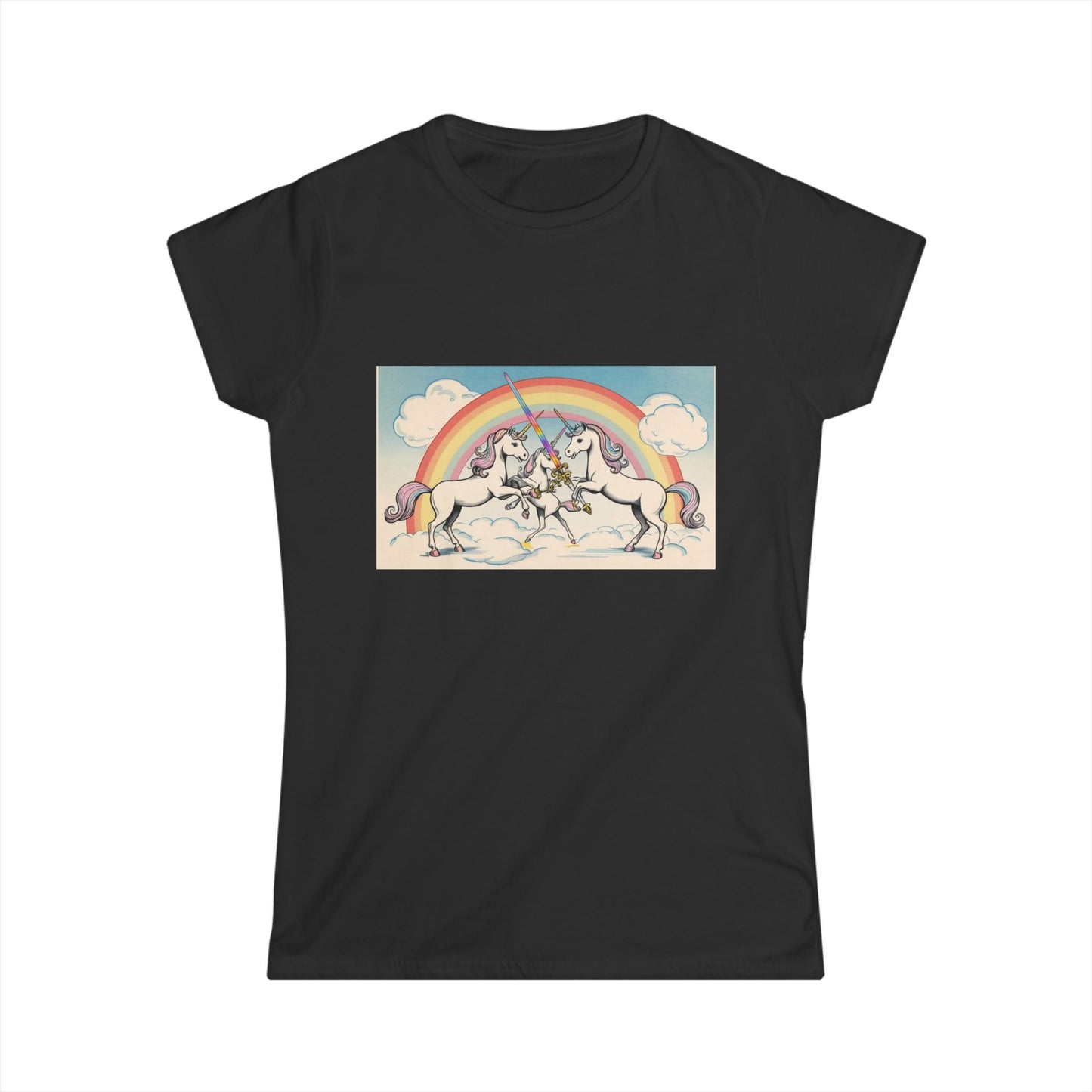 Women's Tee - Unicorns with Swords