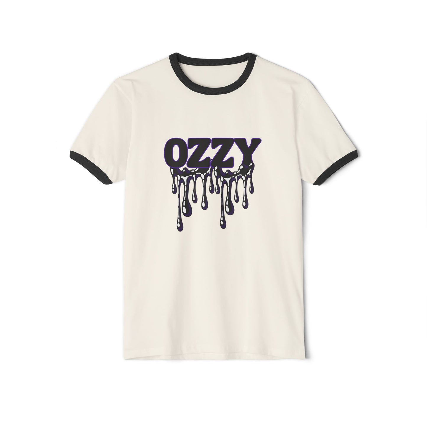 Ozzy-Inspired Unisex Cotton Ringer T-Shirt with Dripping Design, Rock Music Tee, Halloween Costume Shirt, Band Apparel, Gift for Music [...]
