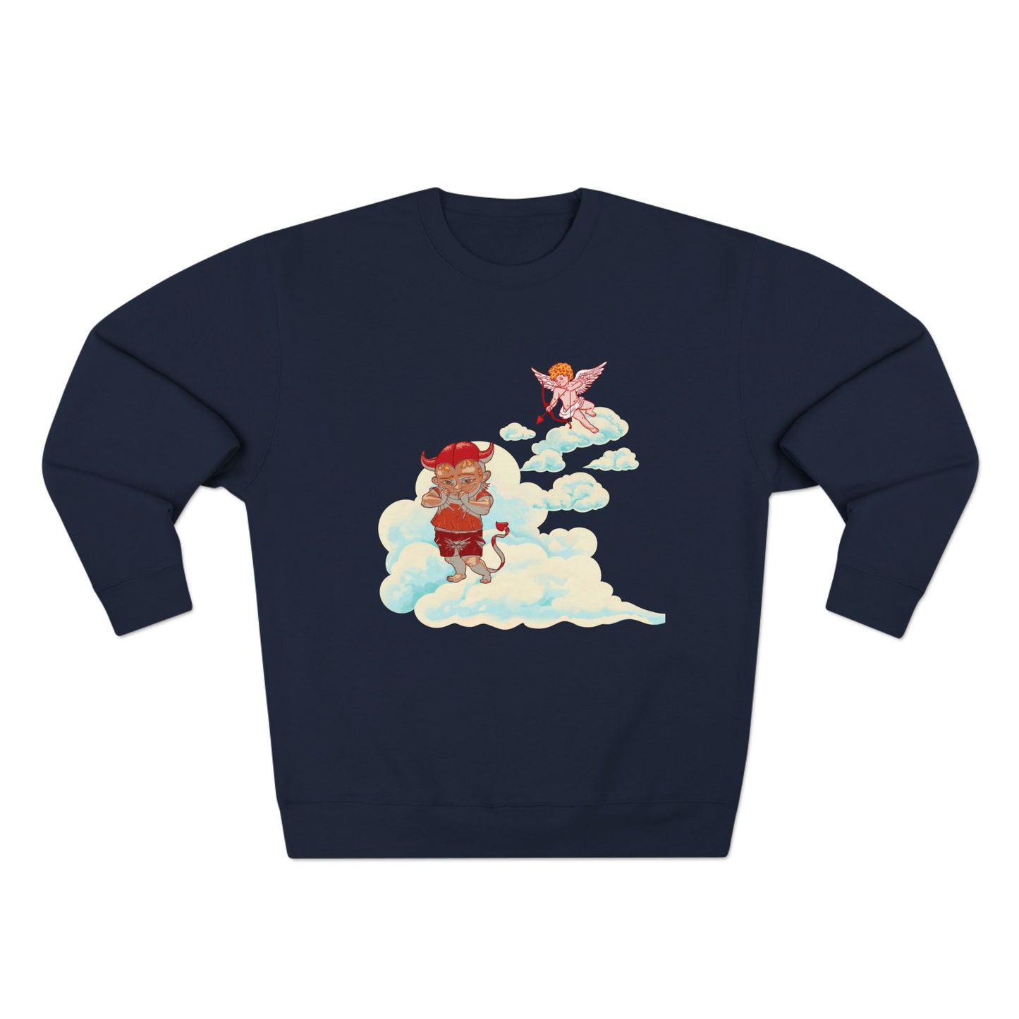 Devil & Cupid Cloud Crewneck Sweatshirt
