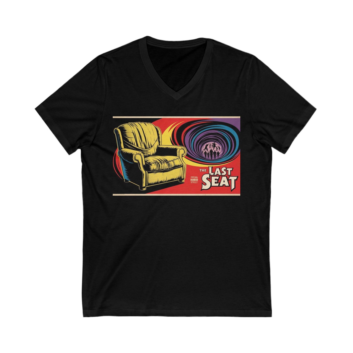 Unisex Jersey Short Sleeve V-Neck Tee The Last Seat