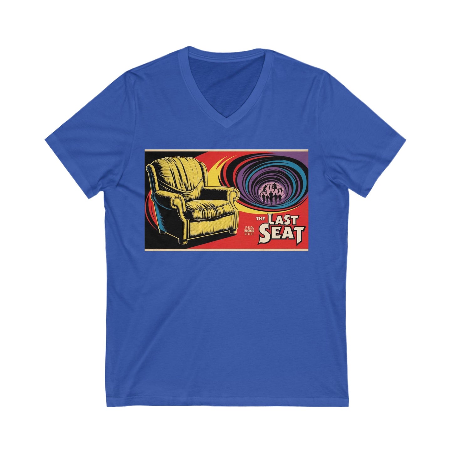 Unisex Jersey Short Sleeve V-Neck Tee The Last Seat