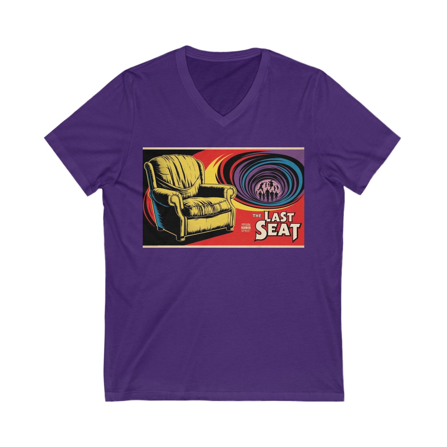Unisex Jersey Short Sleeve V-Neck Tee The Last Seat