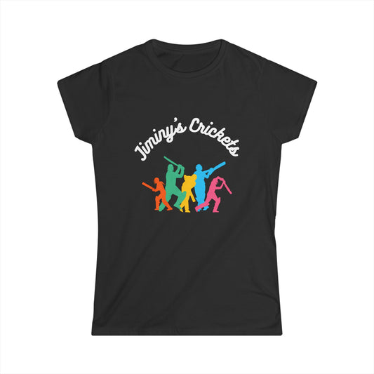 Colorful Jiminys Crickets Graphic Women's Softstyle Tee