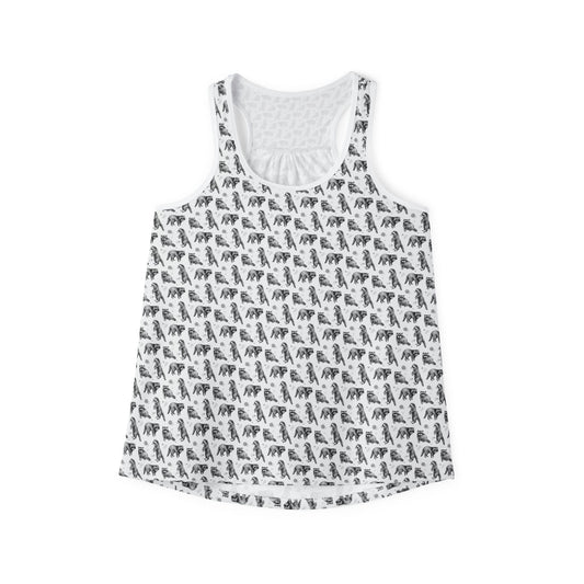 Women's Raccoon Tank Top (AOP)