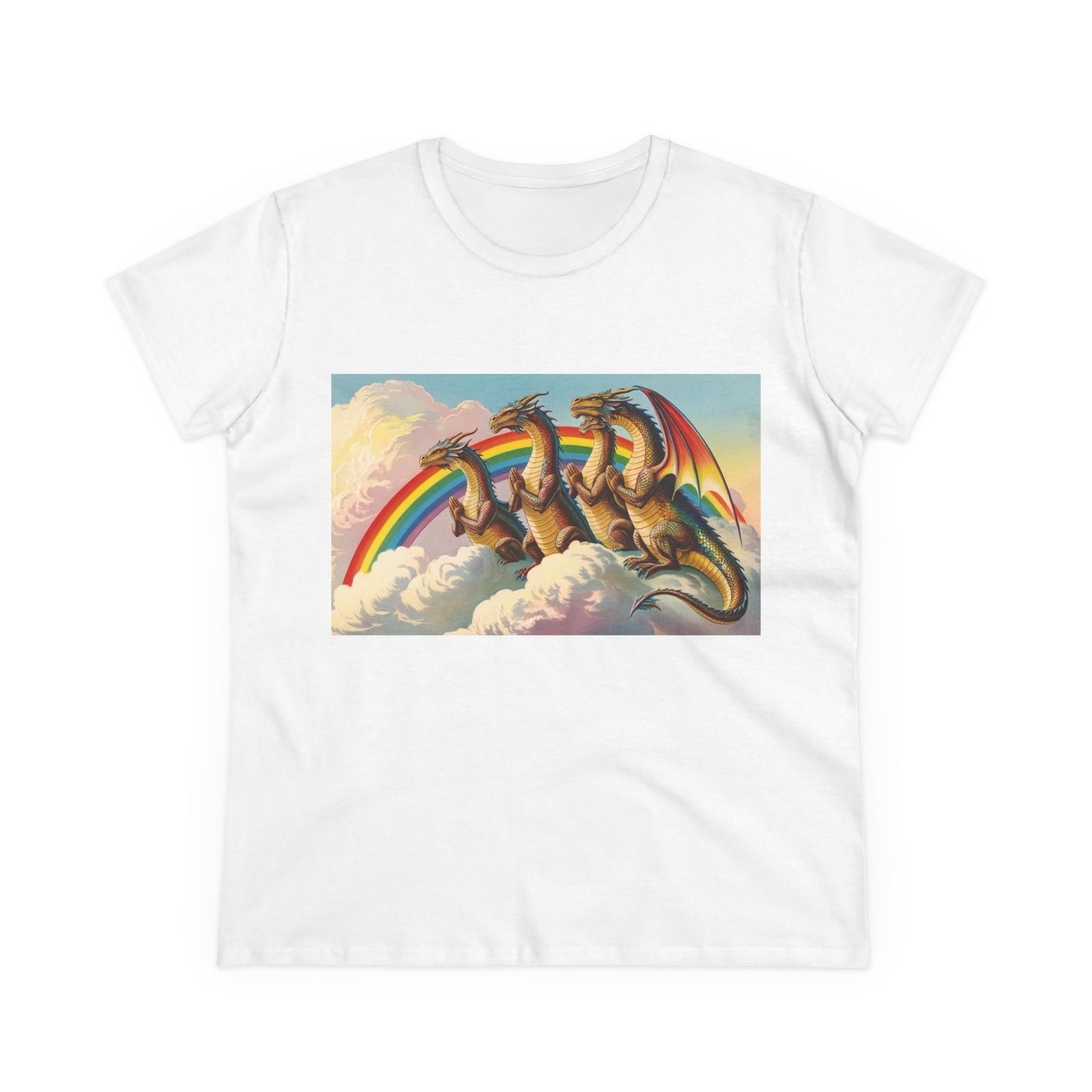 Cotton Tee Dragons Must Pray