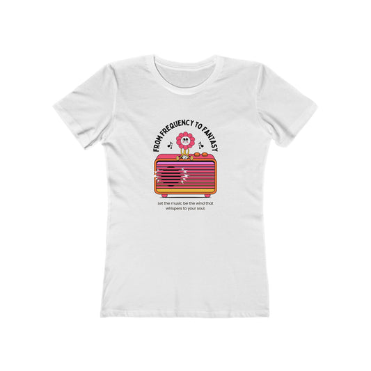 Musical Tee for Women - 'From Frequency to Fantasy'