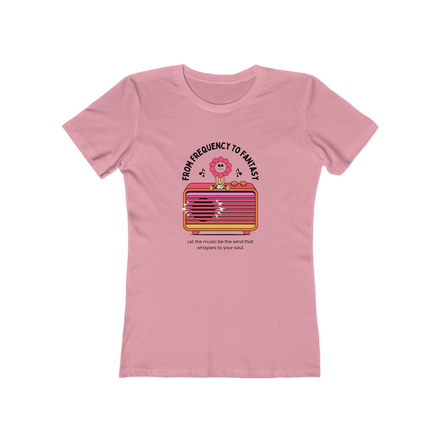 Musical Tee for Women - 'From Frequency to Fantasy'