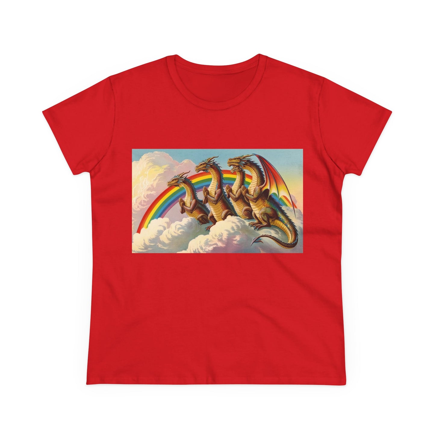 Cotton Tee Dragons Must Pray