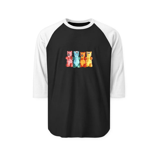 Gummy Bear Fun Unisex Raglan Tee