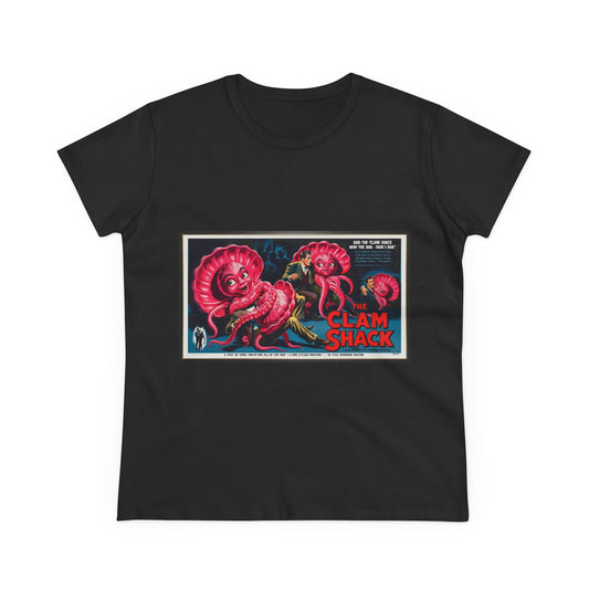 Whimsical Clam Shack Tee for Women - Perfect for Beach Lovers and Seafood Enthusiasts