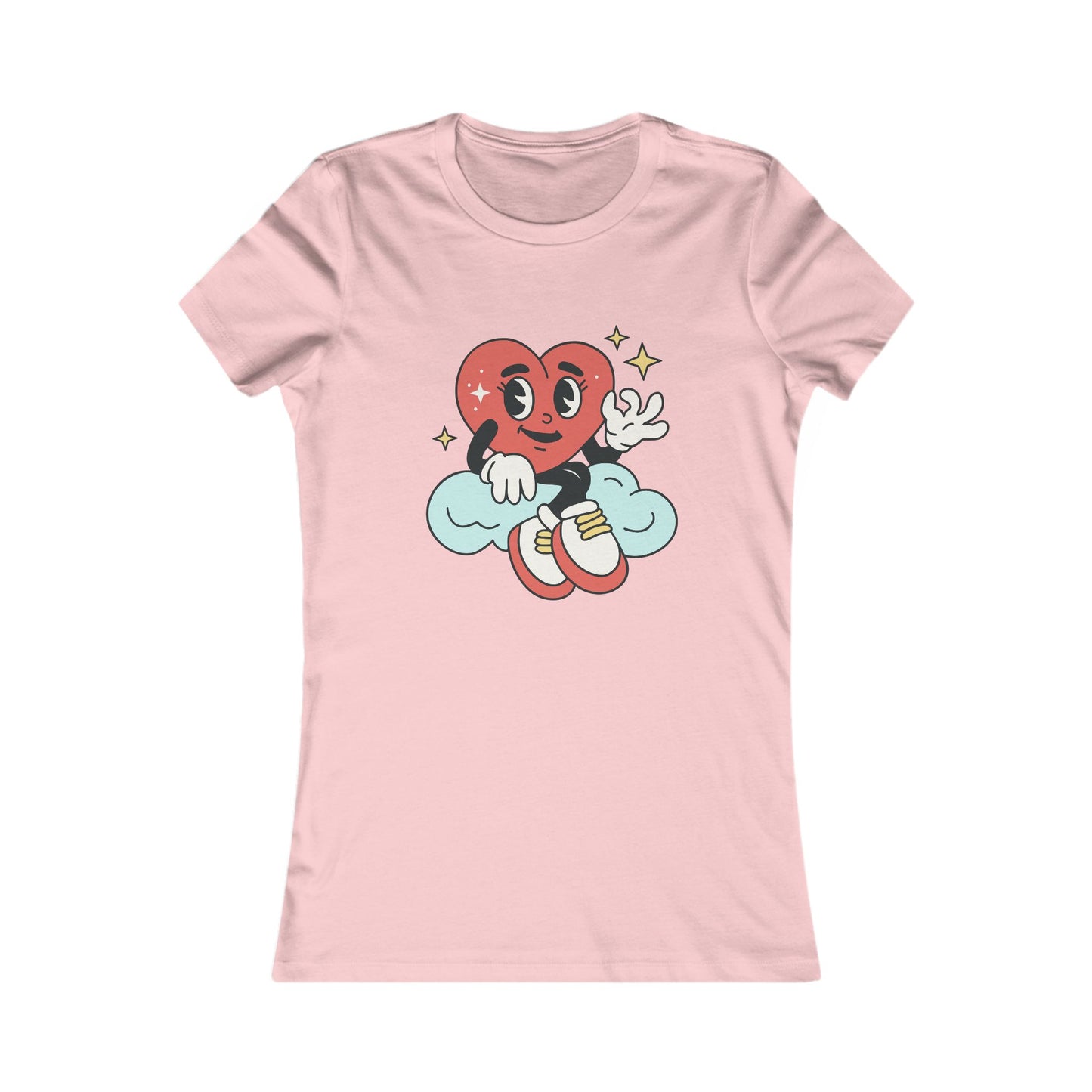 Women's Tee - Happy Heart on a Cloud Design