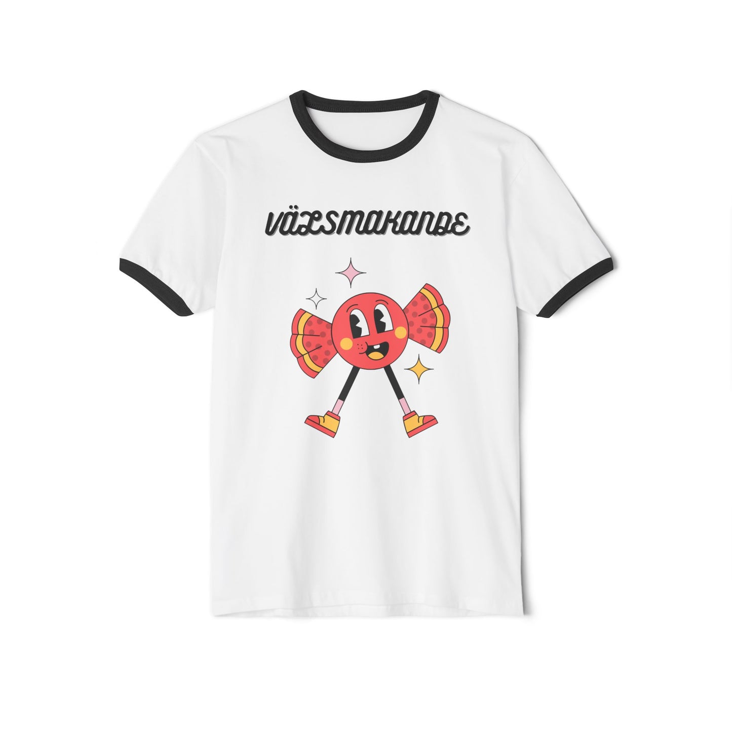 Unisex Cotton Ringer Swedish Candy T-Shirt