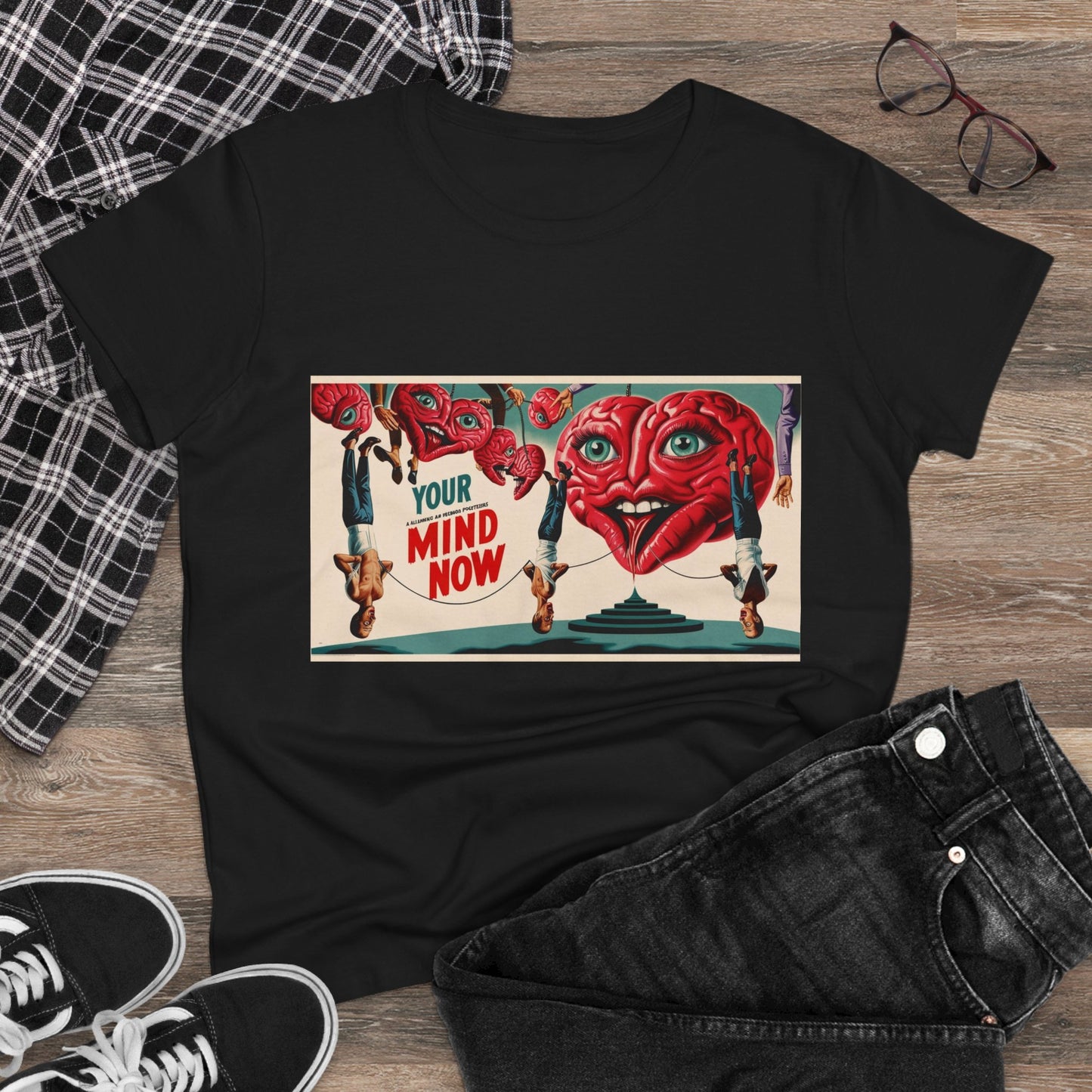 Cotton Tee Female Brain Seduces Men Your Mind Now
