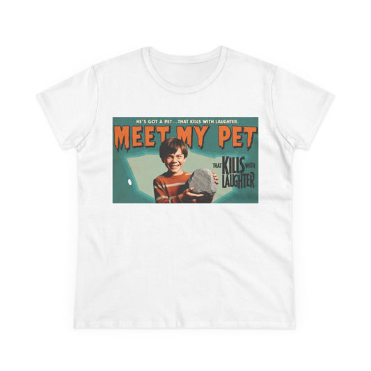 Women's Midweight Cotton Tee Pet Rock Creeper