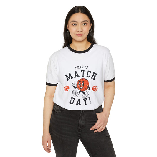 Unisex Cotton Ringer T-Shirt Match Day