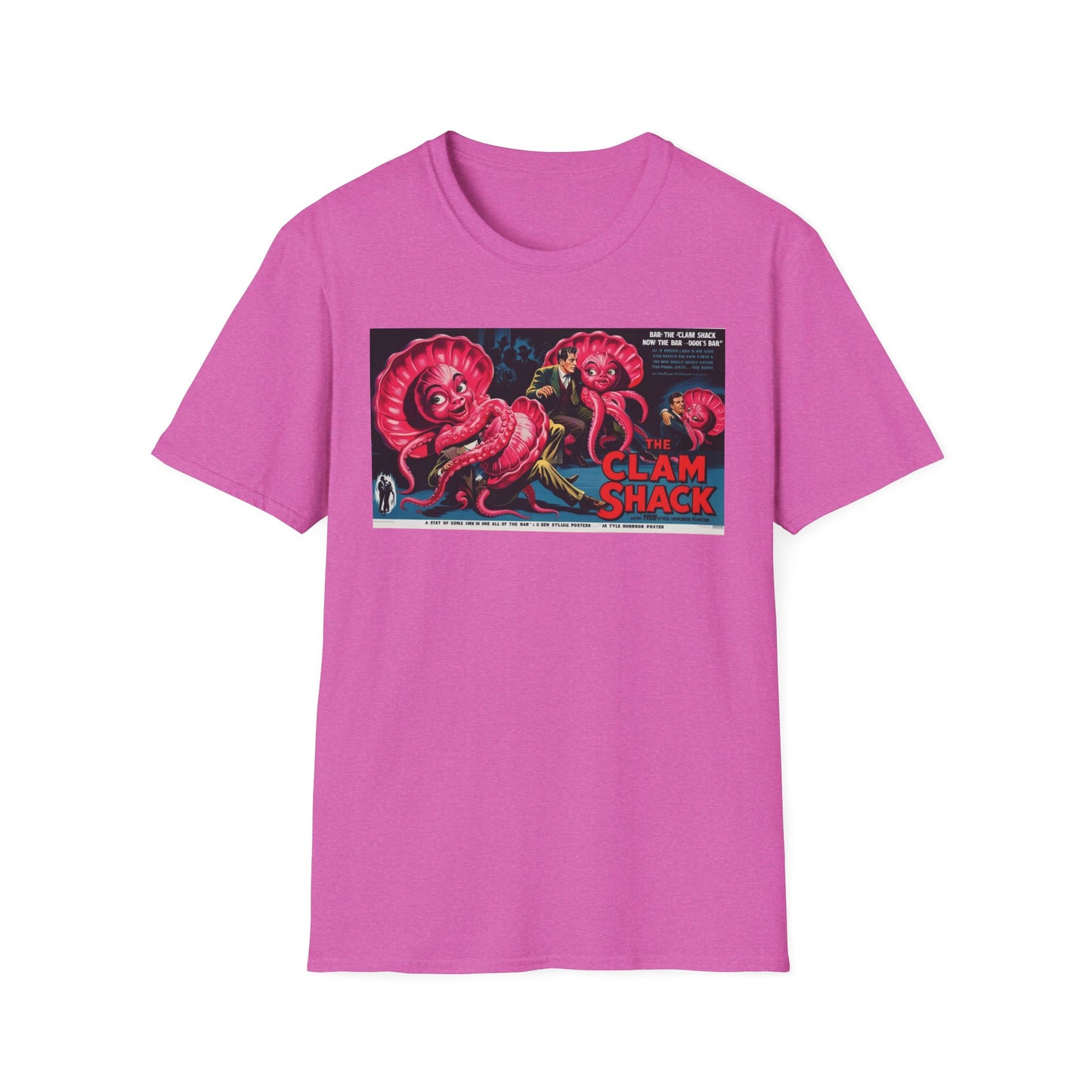 Retro Clam Shack T-Shirt | Unisex Softstyle Tee for Ocean Lovers