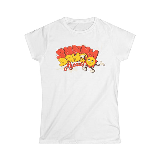 Sunny Days Ahead Women's Softstyle Tee - Cute Graphic Summer Top
