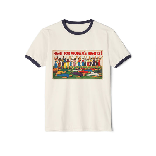 Ringer T-Shirt Fight For All Women's Rights Activist Tee