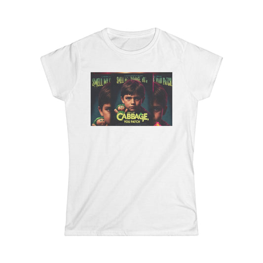 Cabbage Patch Graphic Women's Softstyle Tee - Smell Me, I'm from the Patch!