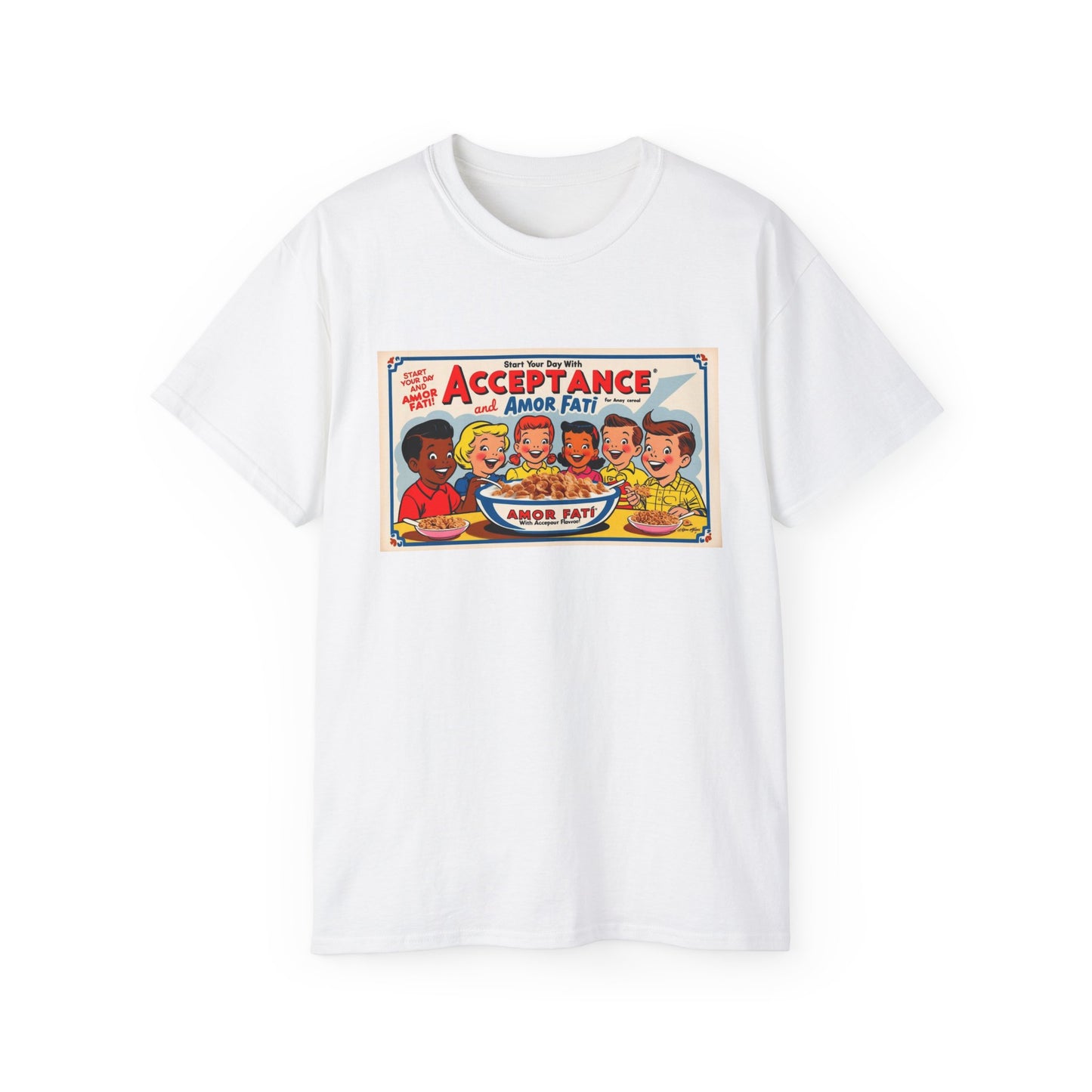 Graphic Tee - Amor Fati Flavourful Acceptance Cereal