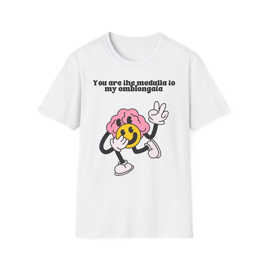 Playful Brain-Themed Unisex T-Shirt | Fun Gift for Friends | Cute Casual Wear | Ideal for Birthdays, Parties, and Everyday Use