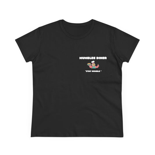 Humbles Diner Tee, Fun Graphic Cotton T-Shirt, Cute Foodie Apparel, Gift for Chefs, Casual Summer Style