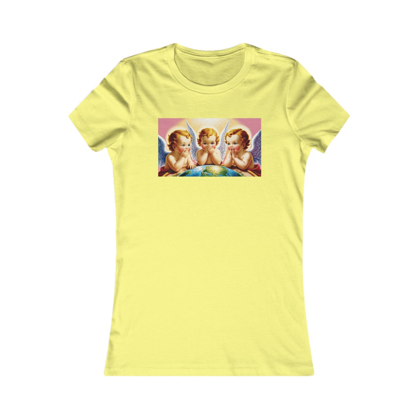 Angelic Prayer Women's Tee - Spiritual Comfort for Everyday Wear