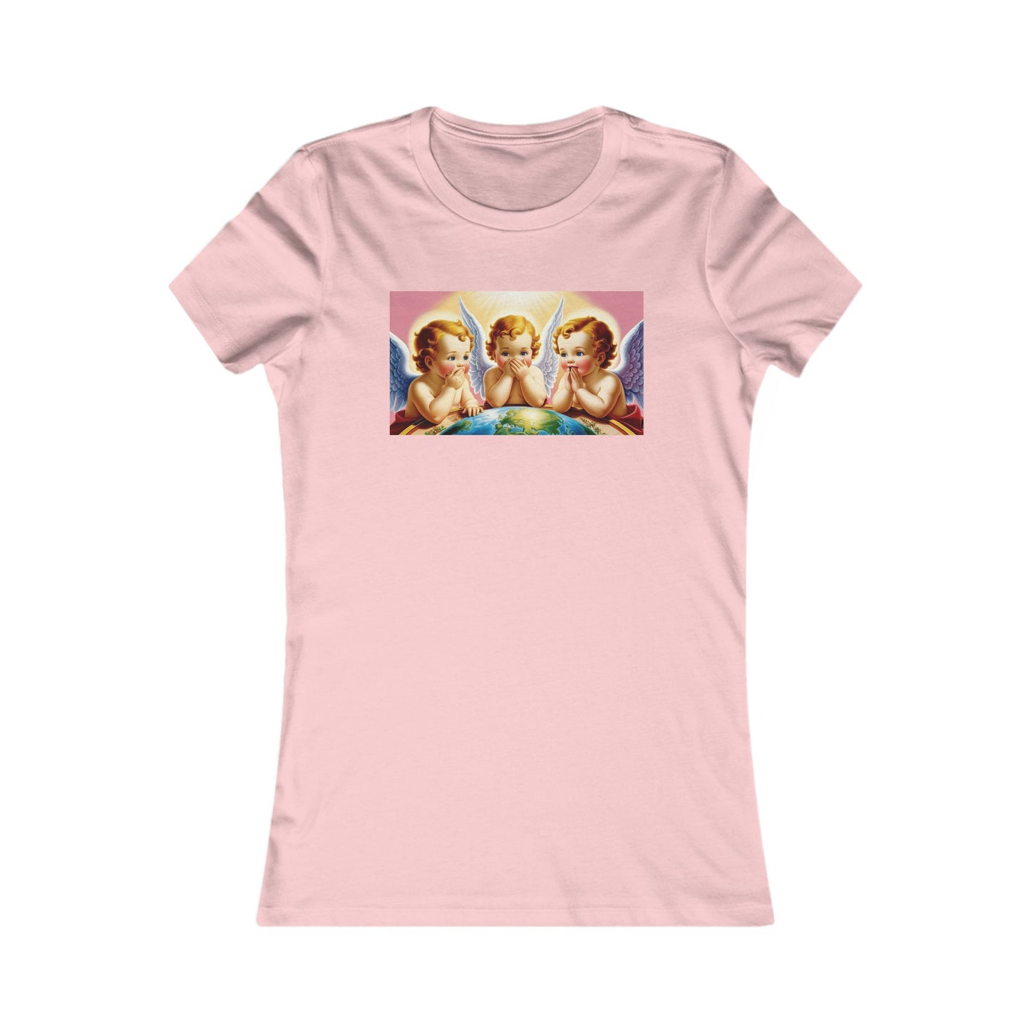 Angelic Prayer Women's Tee - Spiritual Comfort for Everyday Wear