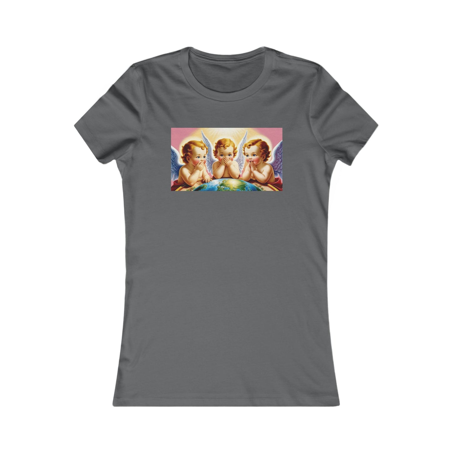 Angelic Prayer Women's Tee - Spiritual Comfort for Everyday Wear