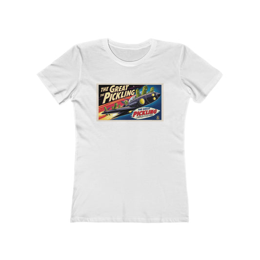Retro Pickling Women's Boyfriend Tee - Fun Vintage Graphic T-Shirt