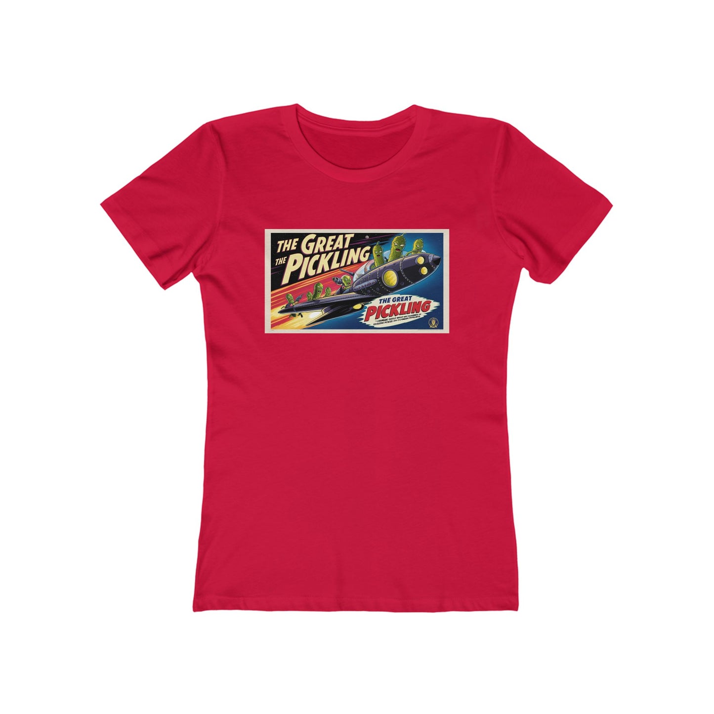 Retro Pickling Women's Boyfriend Tee - Fun Vintage Graphic T-Shirt